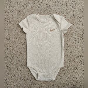 Nike Beige/Cream Baby One-Piece Bodysuit